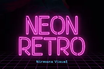 Neon Retro font