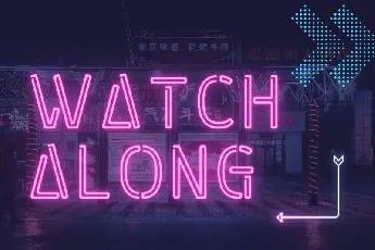 Neon Retro font