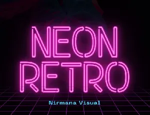 Neon Retro font