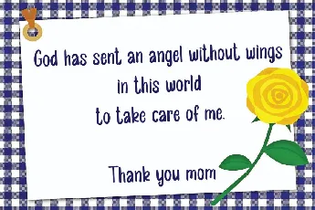 Mothers Day font