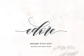 Edore Script font