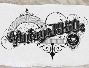 Vintage1950s font