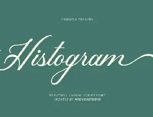 Histogram font