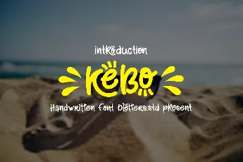 Kebo demo font