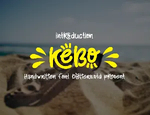 Kebo demo font