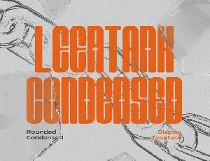 Leentank Condensed font