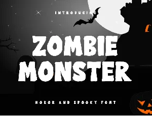 Zombie Monster font