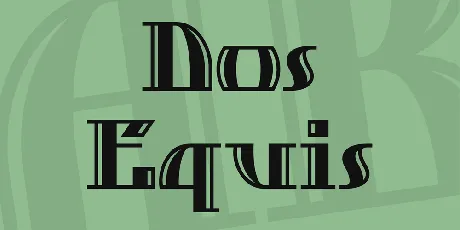 Dos Equis font