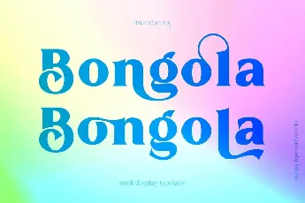 Bongola font