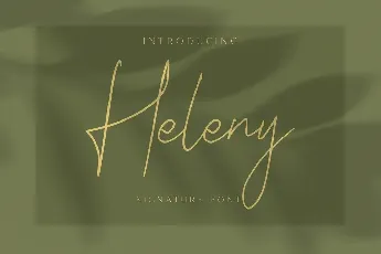 Heleny font