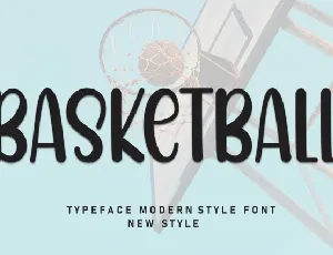 Basketball Display font