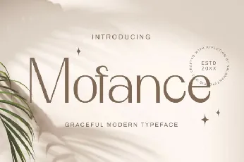 Mofance Typeface font