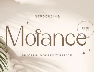 Mofance Typeface font