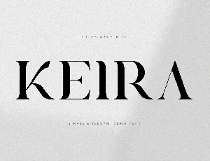 Keira font