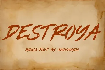 DESTROYA font