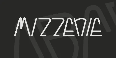 Mizzenie font