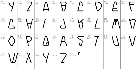 Mizzenie font