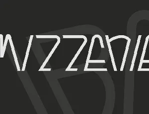 Mizzenie font