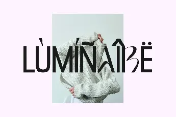 Luminaire font