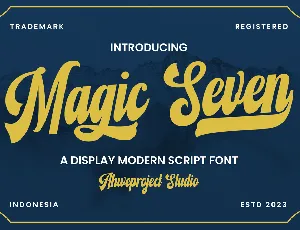 Magic Seven font