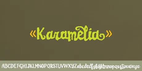 Karamelia DEMO font