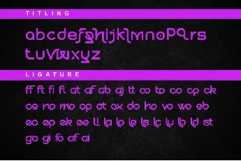 Sevenfold - Personal use font