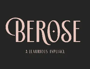 Berose font