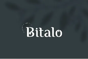 Bitalo font