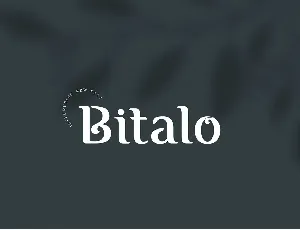 Bitalo font