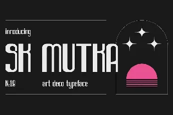 SK Mutka font