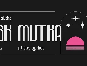 SK Mutka font