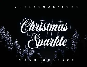 Christmas Sparkle font