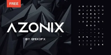 Azonix font