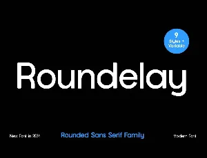 Roundelay font