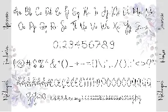 Sephia Signature font