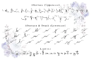 Sephia Signature font