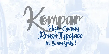 Kompar Medium PERSONAL USE ONLY font