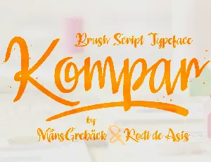 Kompar Medium PERSONAL USE ONLY font