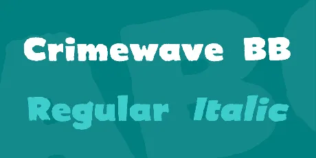 Crimewave BB font