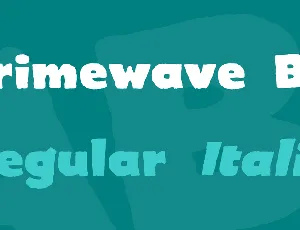 Crimewave BB font