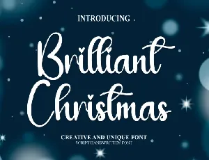 Brilliant Christmas font