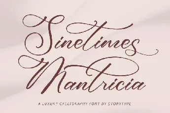 Sinetimes Mantricia font