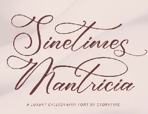 Sinetimes Mantricia font