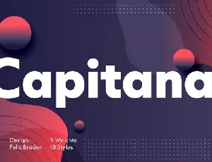 Capitana Family font