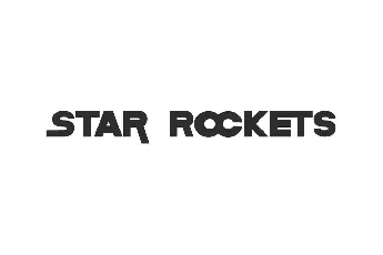 Star Rockets font