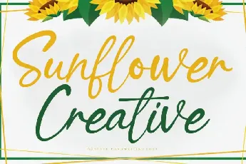 Sunflower Creative Script font