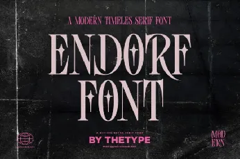 Endorf font