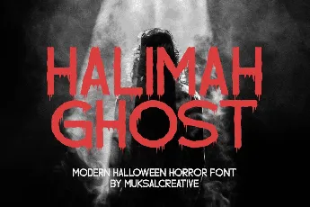 Halimah Ghost font