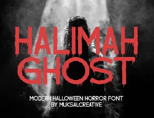 Halimah Ghost font