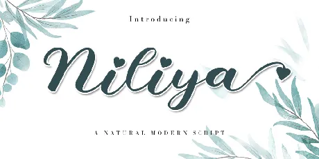 Niliya font